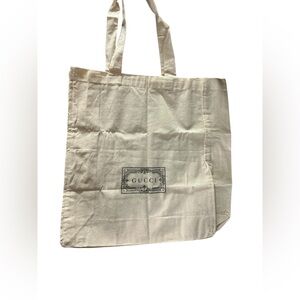 Gucci Beige Canvas Tote